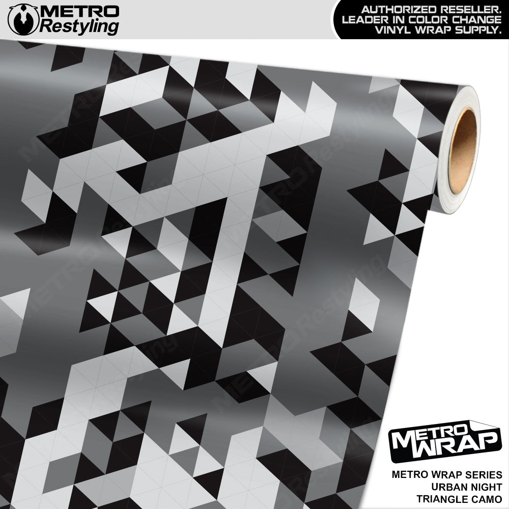 Metro Wrap Triangle Urban Night Camouflage Vinyl Film