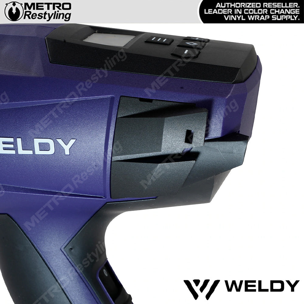 WELDY - HG 530-A - Heat Gun - Car Wrap Kit - Light Weight- High Performance  - Nozzel Heat Protection Device- 16 Ft Chord - Air Intake Guards - Digital