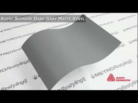 avery matte dark grey