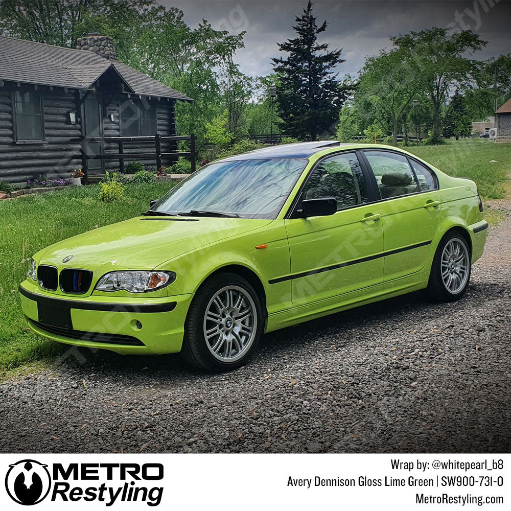 BMW M3 Wrap - Super Gloss Viper Green